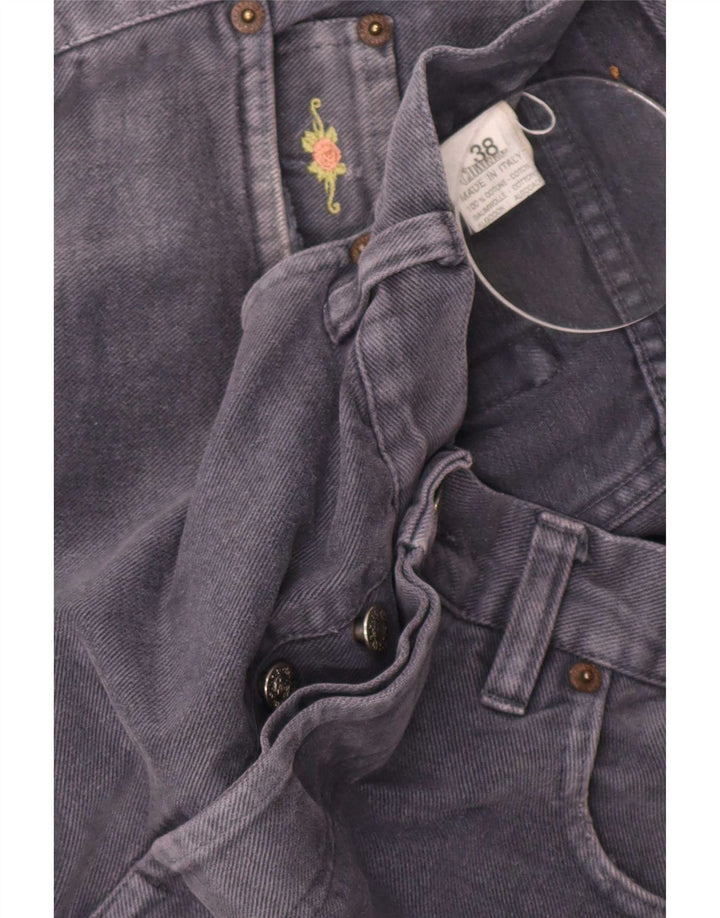 El Charro Mens Straight Jeans W38 L29 Grey Cotton