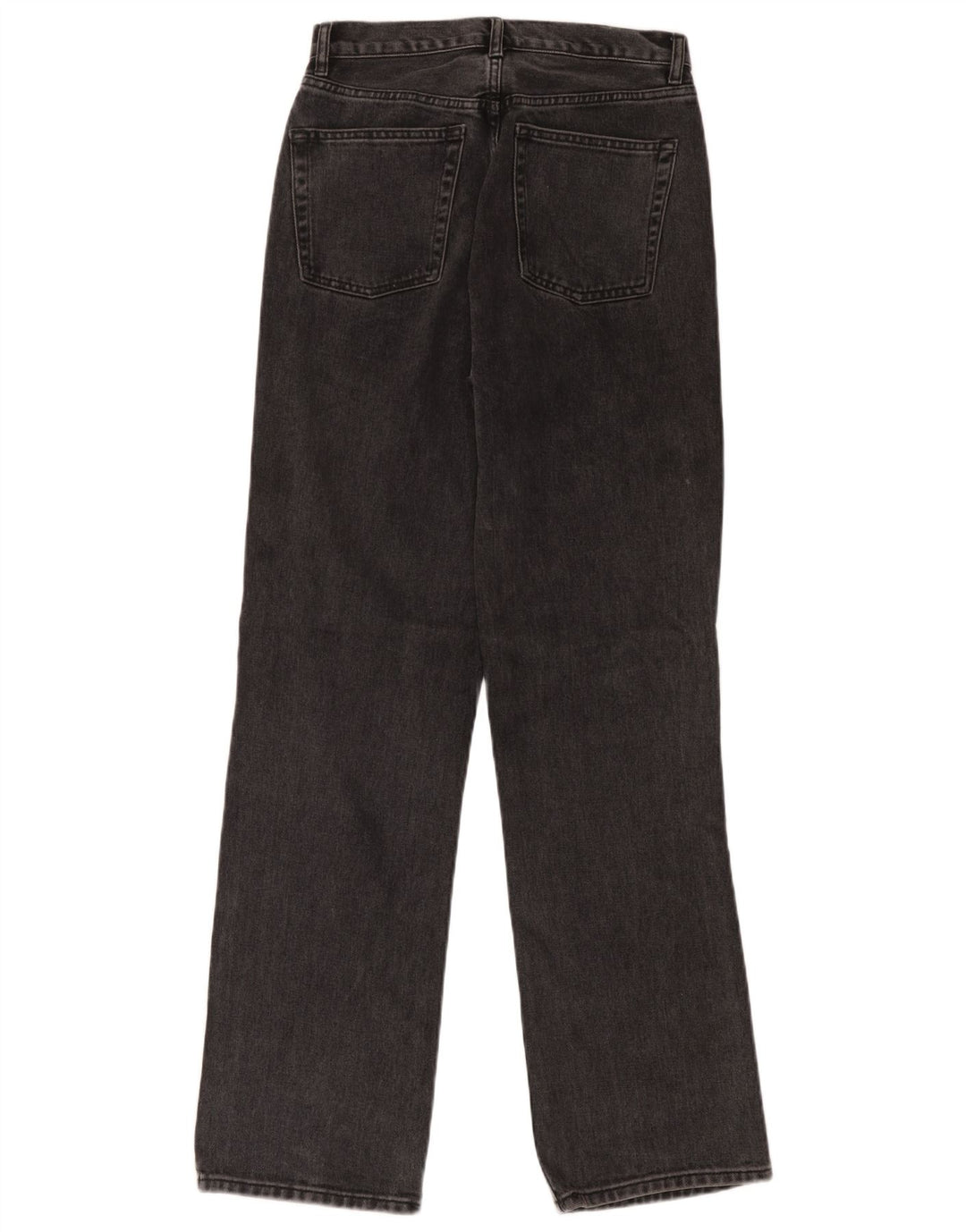 Topshop Womens Straight Jeans W28 L32 Grey Cotton