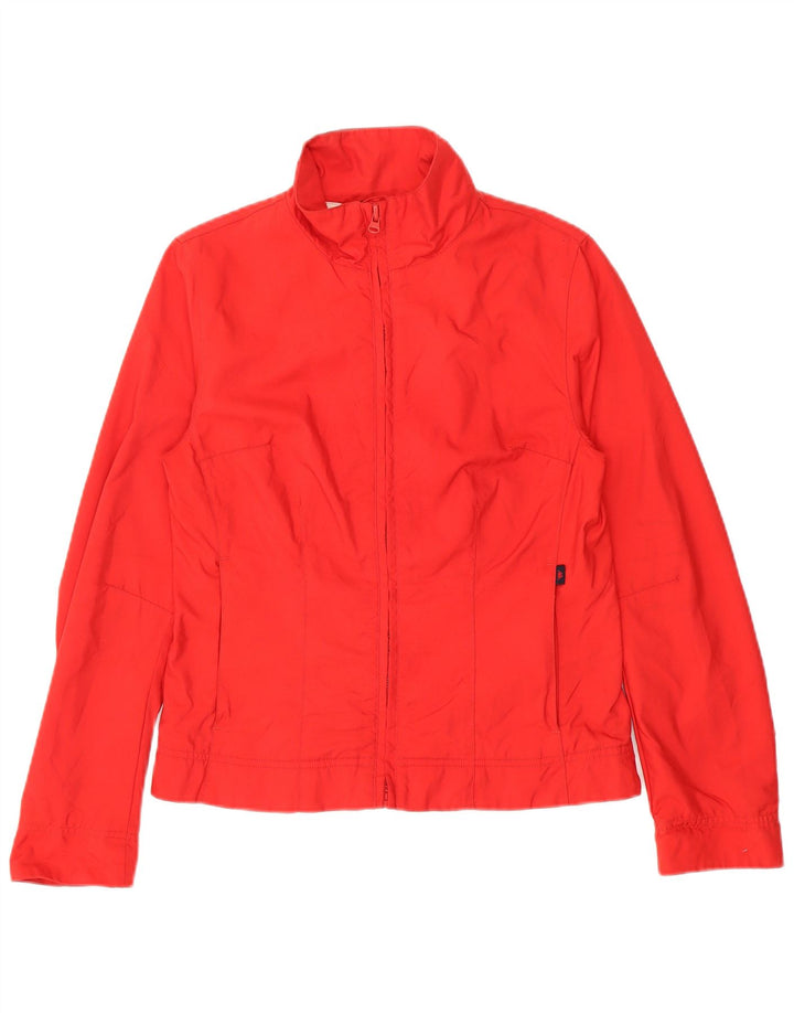 Kappa Womens Rain Jacket UK 10 Small Red Polyamide