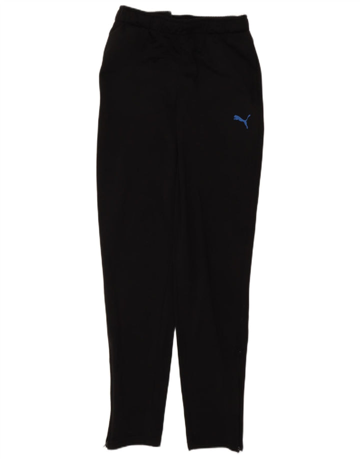 PUMA Boys Tracksuit Trousers 13-14 Years  Black Polyester