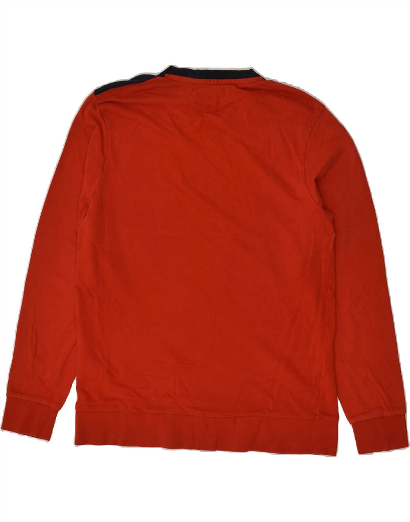 JACK & JONES Mens Graphic Sweatshirt Jumper XL Red Colourblock Cotton | Vintage Jack & Jones | Thrift | Second-Hand Jack & Jones | Used Clothing | Messina Hembry 