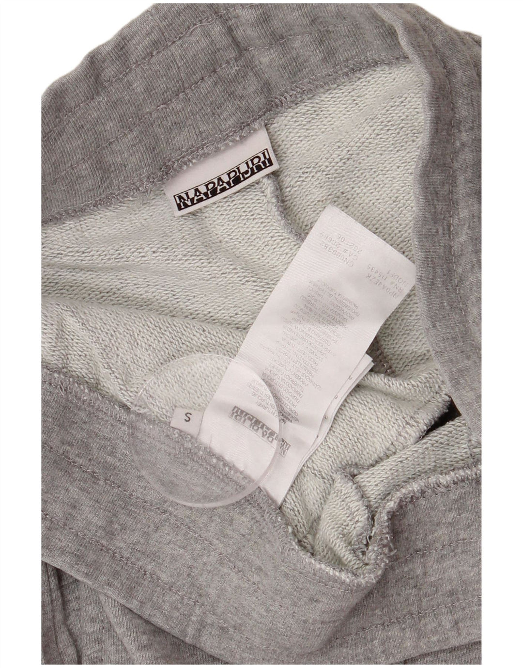 Napapijri Mens Graphic Tracksuit Trousers Joggers Small Grey Flecked