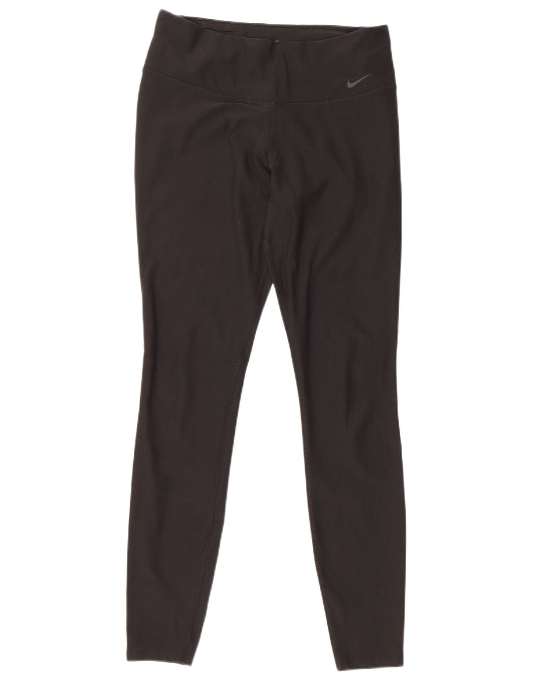 NIKE Womens Dri Fit Leggings UK 14 Medium  Black Polyester