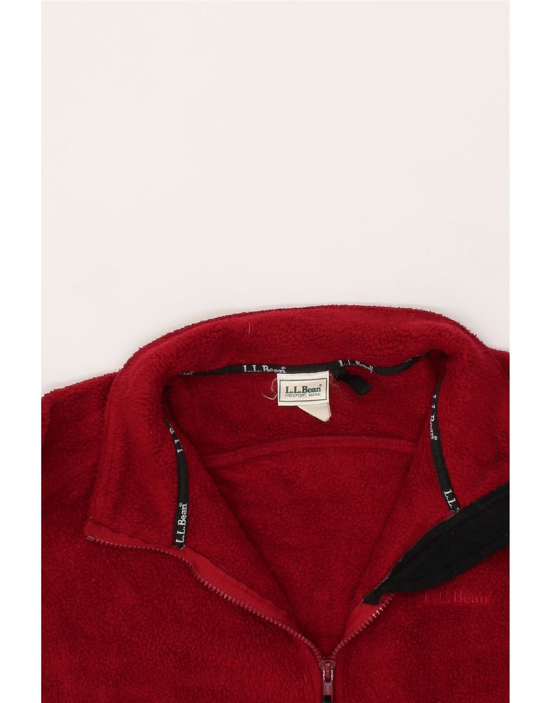 L.L.BEAN Womens Fleece Jacket UK 20 2XL Red Vintage L.L.Bean and Second-Hand L.L.Bean from Messina Hembry 