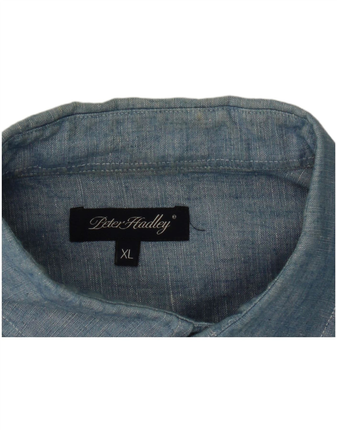 Peter Hadley Mens Shirt XL Blue