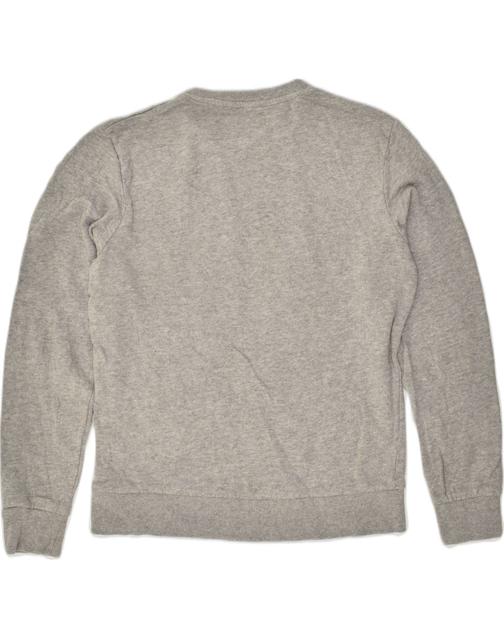 JACK & JONES Mens Graphic Sweatshirt Jumper Medium Grey Cotton | Vintage Jack & Jones | Thrift | Second-Hand Jack & Jones | Used Clothing | Messina Hembry 