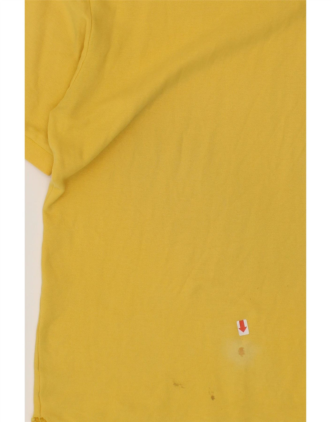FILA Mens Polo Shirt IT 56 2XL Yellow Vintage Fila and Second-Hand Fila from Messina Hembry 