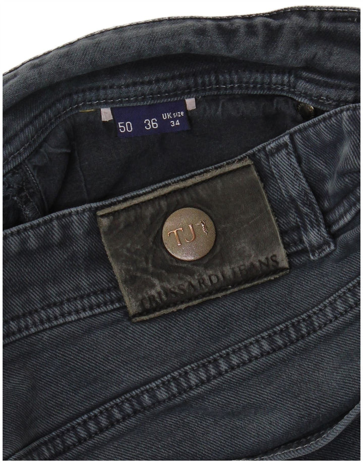 TRUSSARDI Mens Straight Jeans IT 50 Large W34 L28 Blue