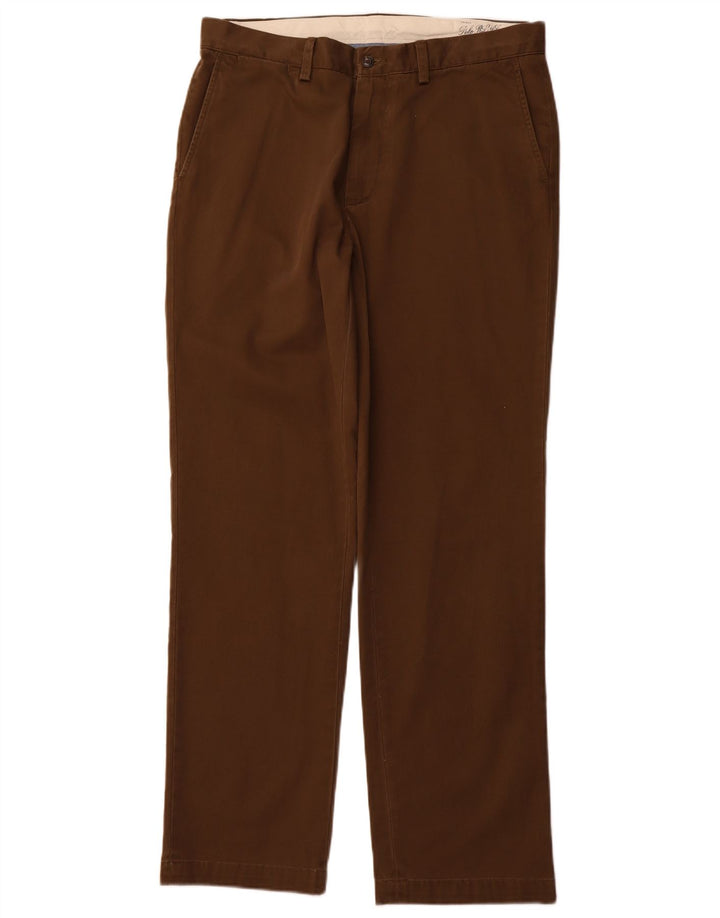 POLO RALPH LAUREN Mens Classic Fit Straight Chino Trousers W33 L32 Brown