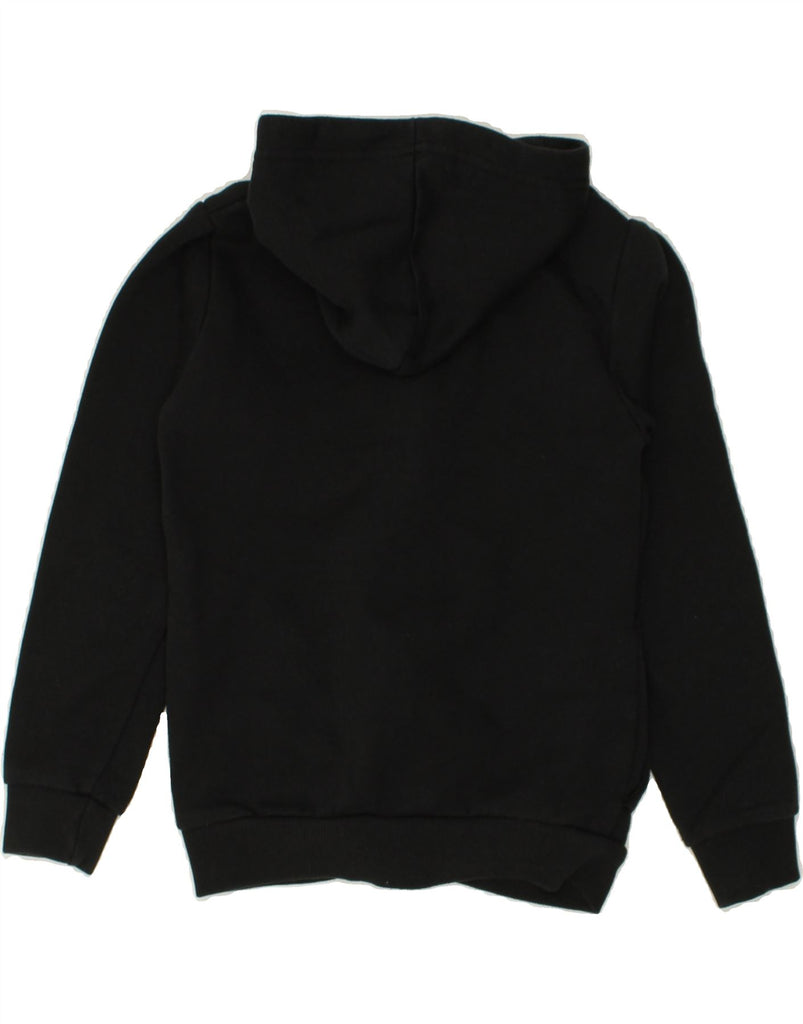 MCKENZIE Boys Graphic Zip Hoodie Sweater 10-11 Years Black Cotton | Vintage Mckenzie | Thrift | Second-Hand Mckenzie | Used Clothing | Messina Hembry 