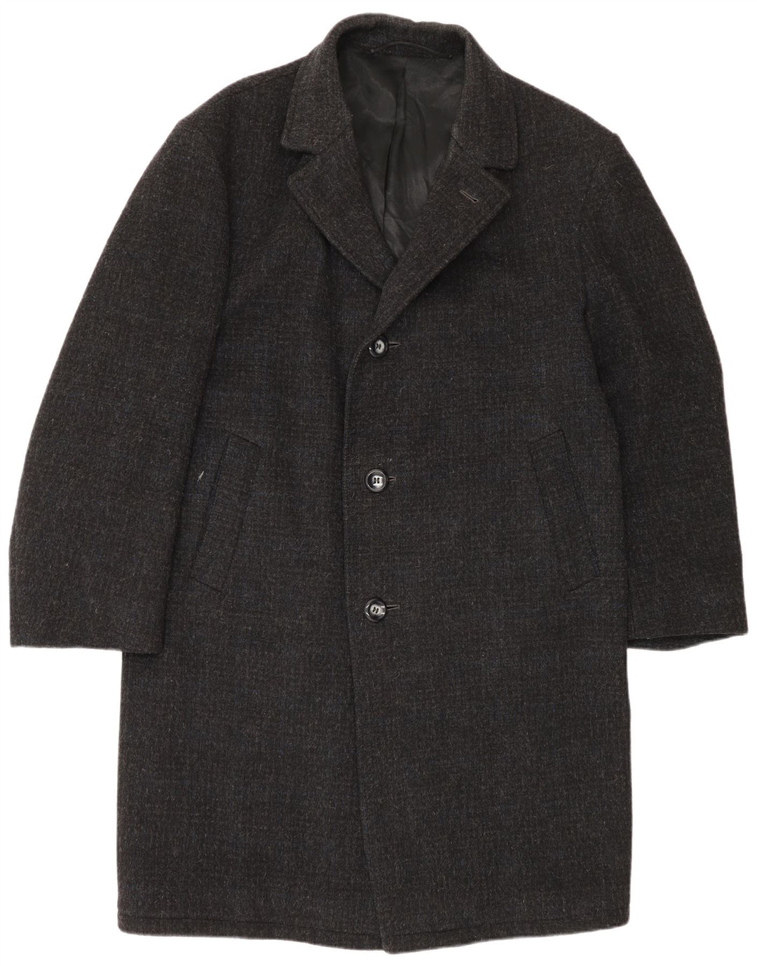 Vintage Mens Overcoat UK 38 Medium Grey