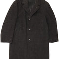 Vintage Mens Overcoat UK 38 Medium Grey