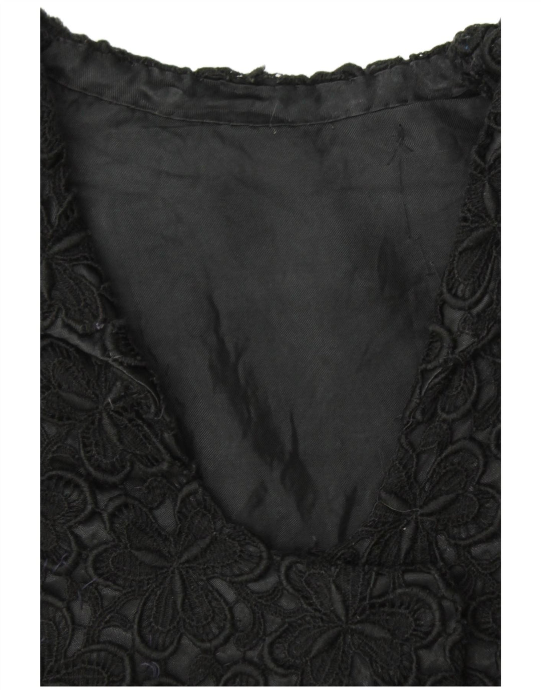 VINTAGE Womens Short Sleeve Blazer Jacket UK 12 Medium Black Floral