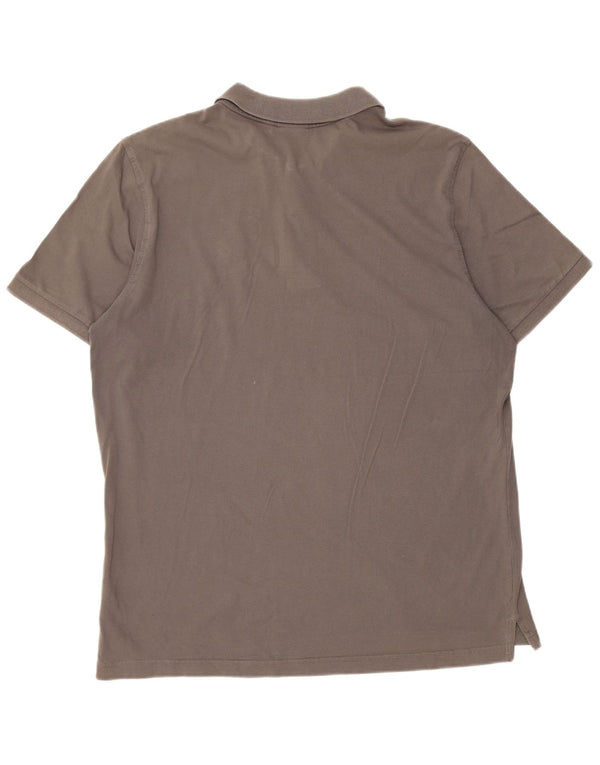 Lotto Mens Polo Shirt UK 42/44 XL Grey Cotton