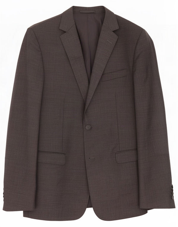 Z ZEGNA Mens 2 Button Blazer Jacket IT 52 XL Grey Wool