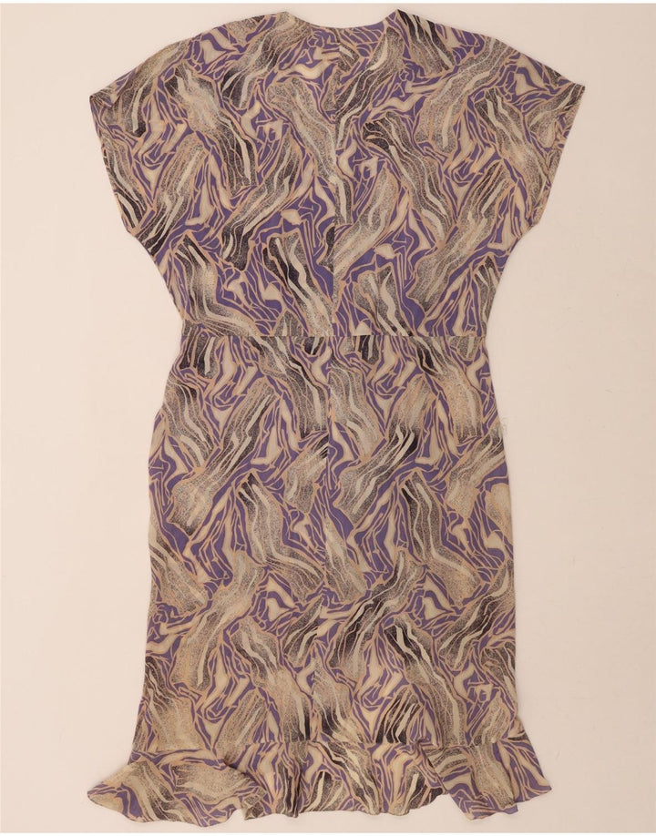 VINTAGE Womens Abstract Pattern Sheath Dress UK 16 Large Multicoloured Vintage Vintage and Second-Hand Vintage from Messina Hembry 