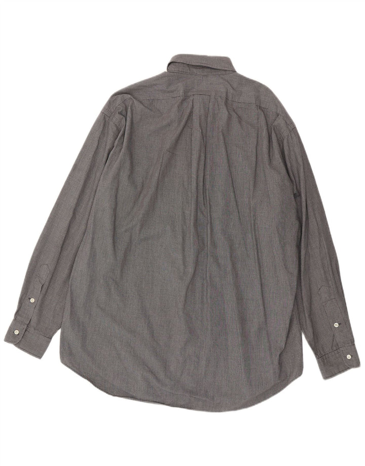 Polo Ralph Lauren Mens Blaire Shirt Large Grey Gingham Cotton