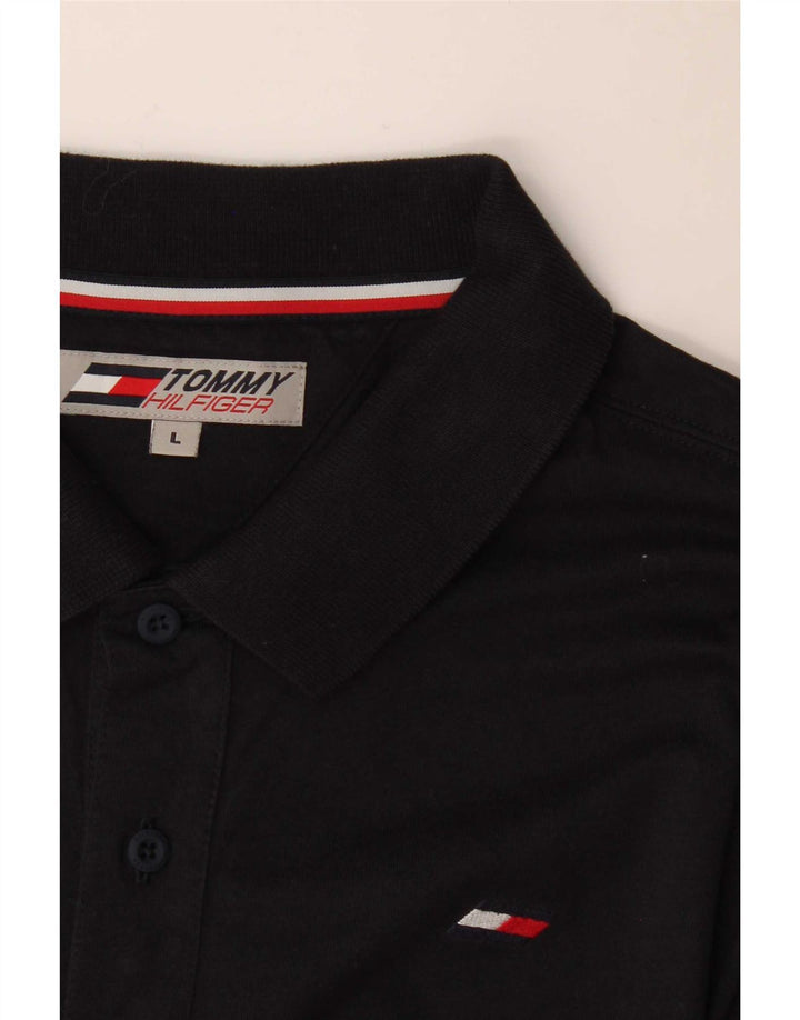 Tommy Hilfiger Mens Polo Shirt Large Navy Blue