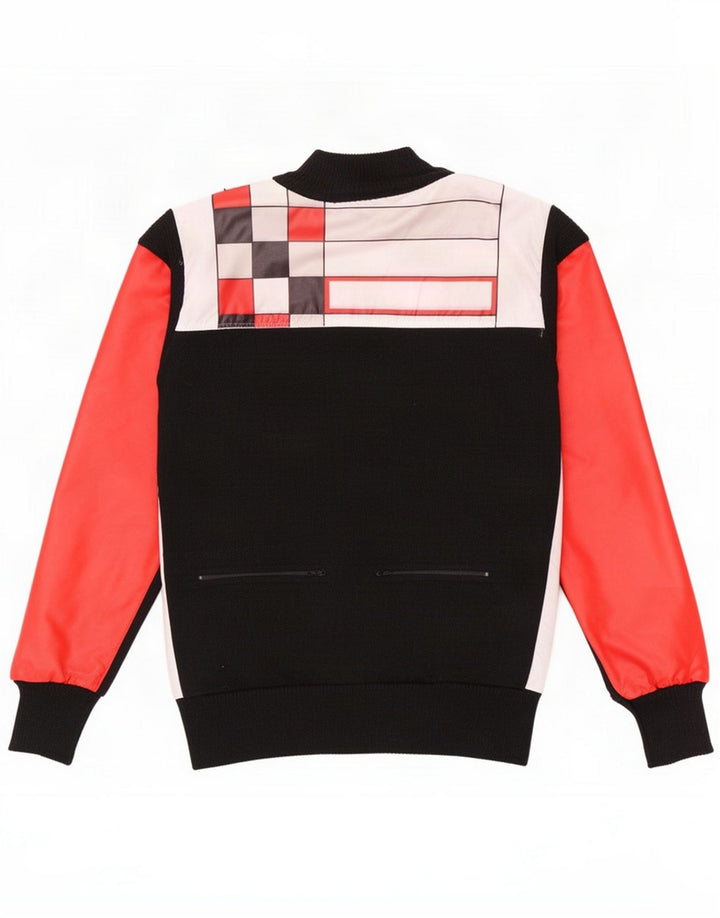 Vintage Mens Tracksuit Top Jacket Medium Multicoloured Colourblock