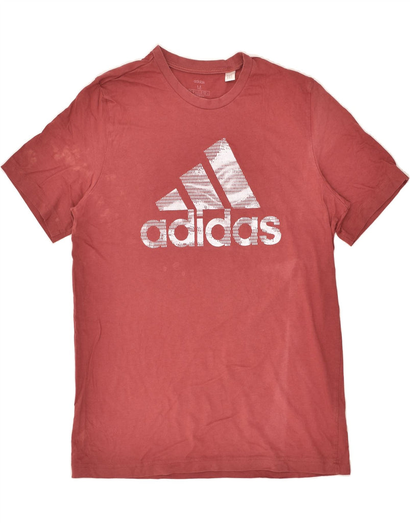 ADIDAS Mens Graphic T-Shirt Top Medium Red Cotton | Vintage Adidas | Thrift | Second-Hand Adidas | Used Clothing | Messina Hembry 