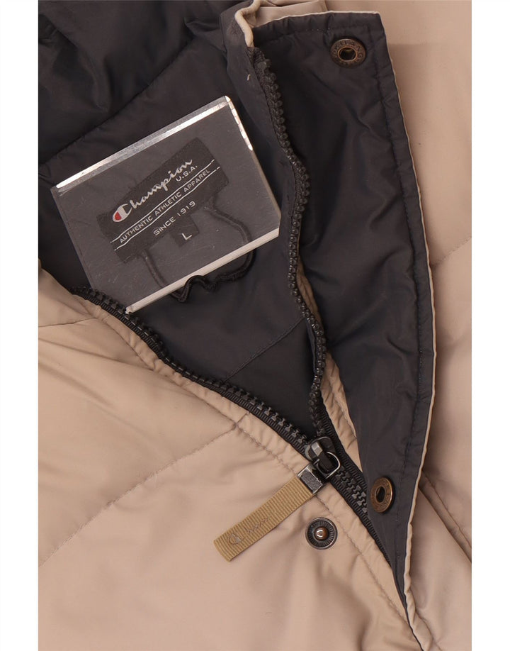 Champion Mens Padded Jacket UK 40 Large Grey