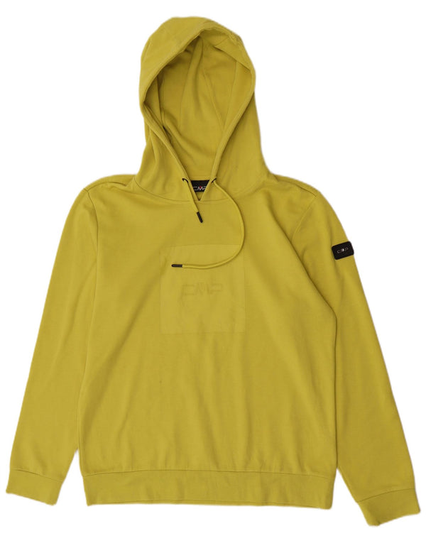CMP Mens Graphic Hoodie Jumper IT 52 Large Green Polyester