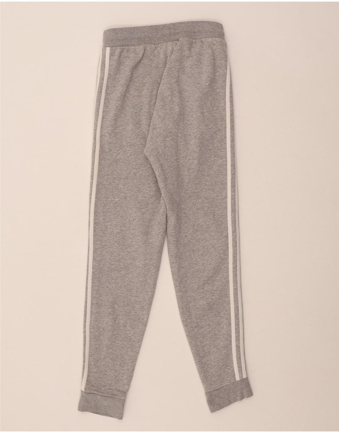 Adidas Womens Tracksuit Trousers Joggers Medium  Grey Flecked Cotton