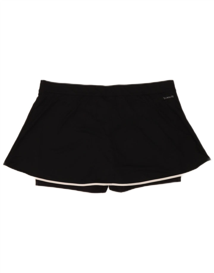 ADIDAS Womens Climalite Skort UK 20/22 XL  Black Polyester