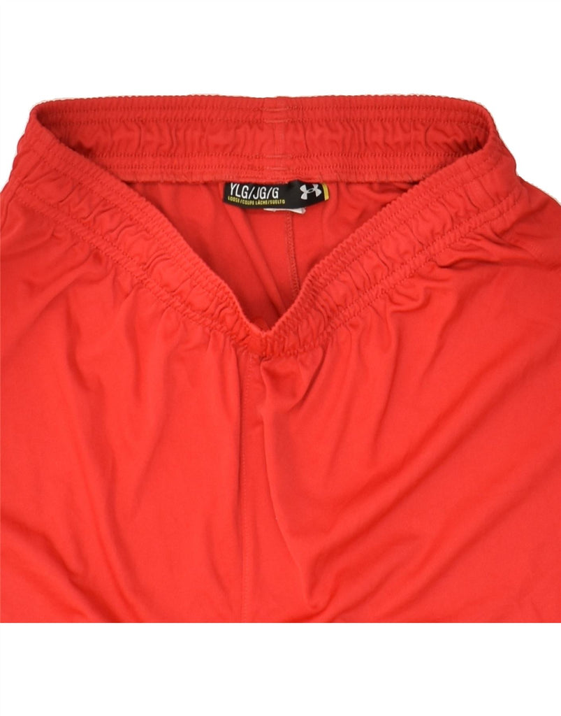 UNDER ARMOUR Boys Graphic Sport Shorts 11-12 Years Large Red | Vintage Under Armour | Thrift | Second-Hand Under Armour | Used Clothing | Messina Hembry 