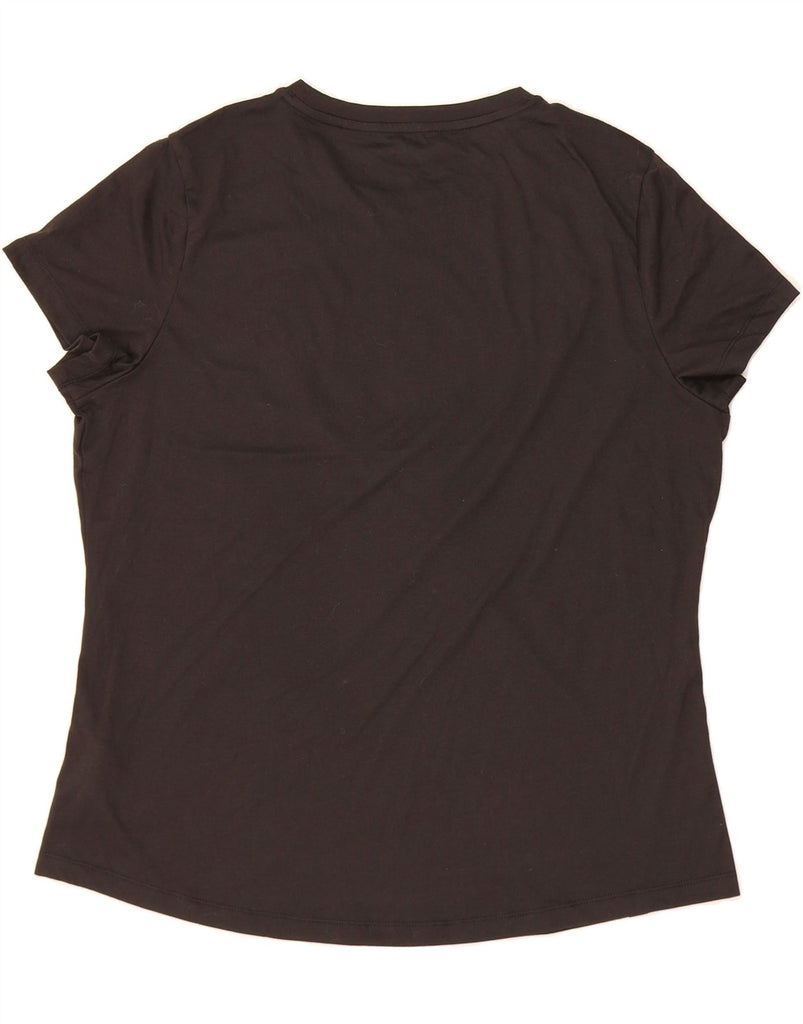 PUMA Womens Graphic T-Shirt Top UK 18 XL Black Polyester Vintage Puma and Second-Hand Puma from Messina Hembry 