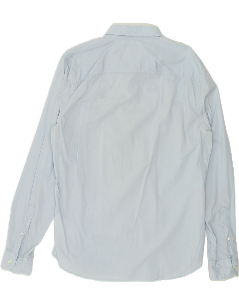 TIMBERLAND Mens Slim Fit Shirt Medium Blue Cotton | Vintage Timberland | Thrift | Second-Hand Timberland | Used Clothing | Messina Hembry 