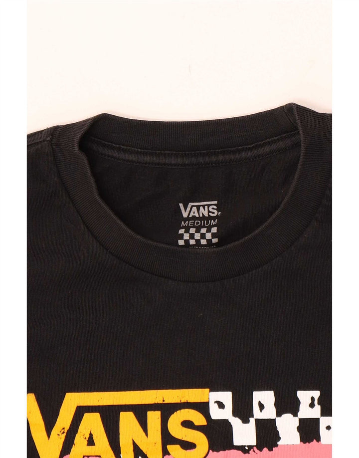 Vans Mens Graphic T-Shirt Top Medium Black
