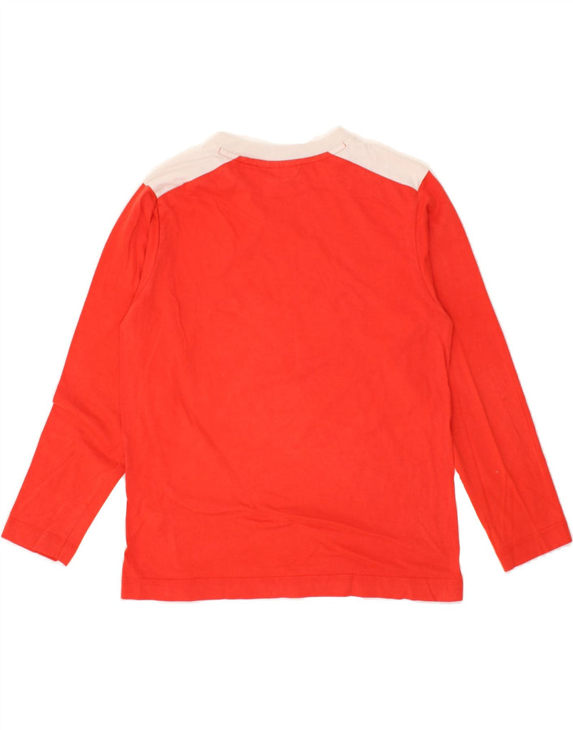 PUMA Boys Graphic Top Long Sleeve 11-12 Years Red Colourblock Cotton | Vintage Puma | Thrift | Second-Hand Puma | Used Clothing | Messina Hembry 