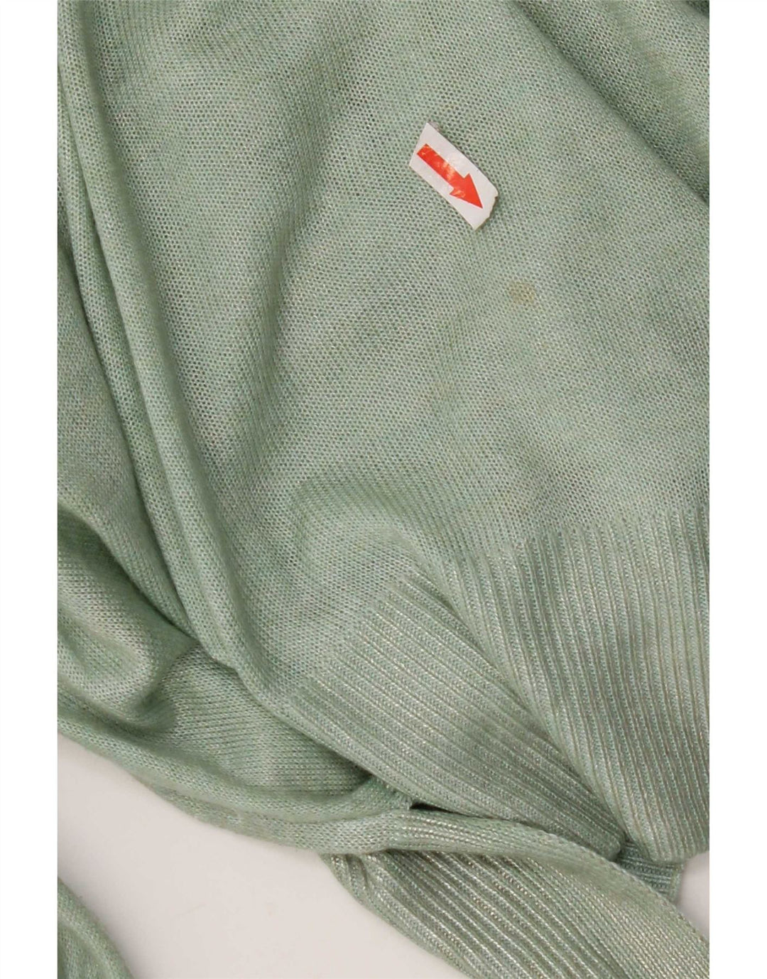 Zara Womens Boat Neck Jumper Sweater UK 14 Medium Green