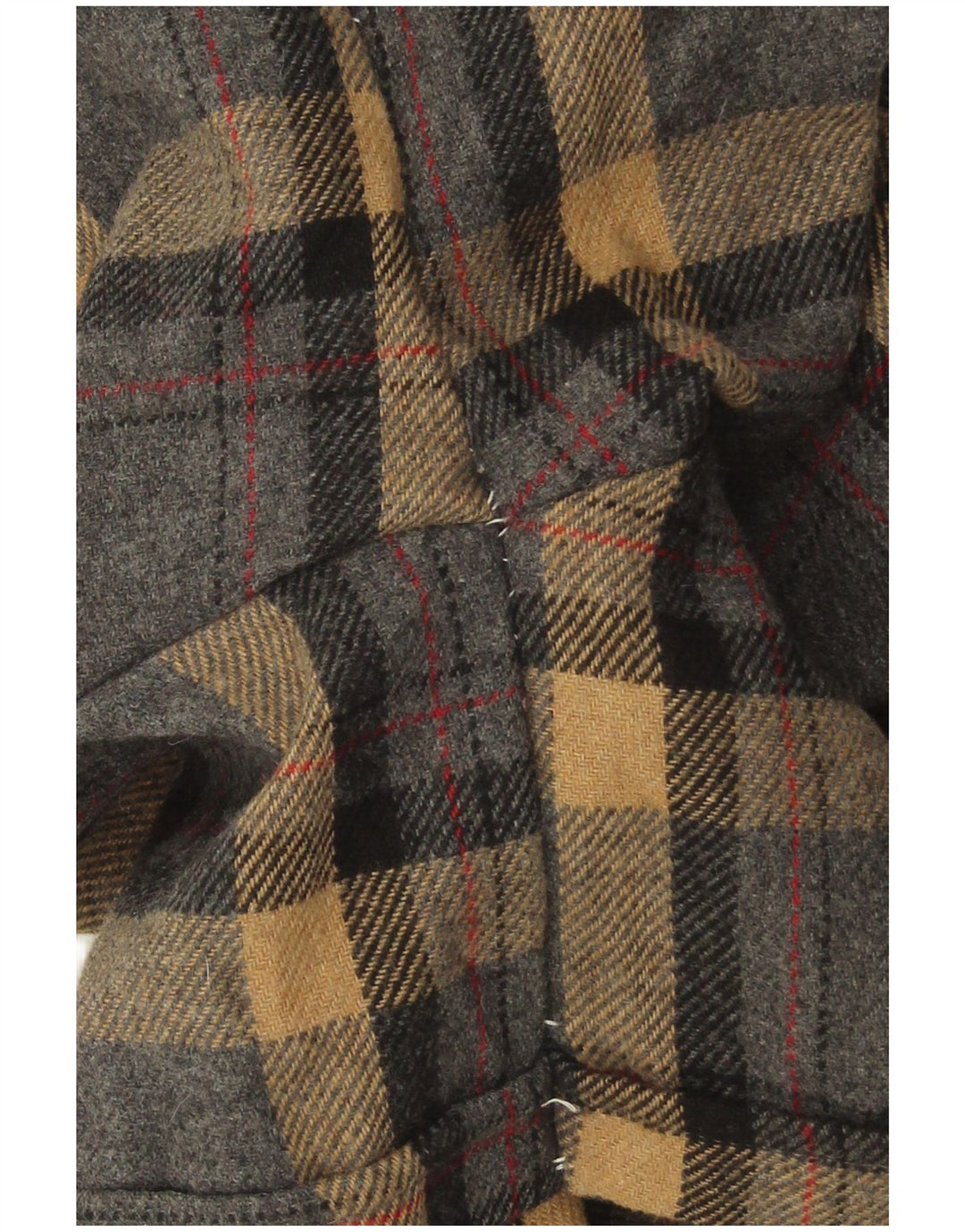 VINTAGE Womens Wide Leg Chino Shorts IT 42 Medium W28 Grey Plaid