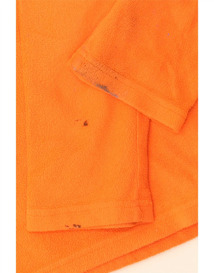 The North Face Boys Fleece Jacket 7-8 Years Small Orange Polyester Sports