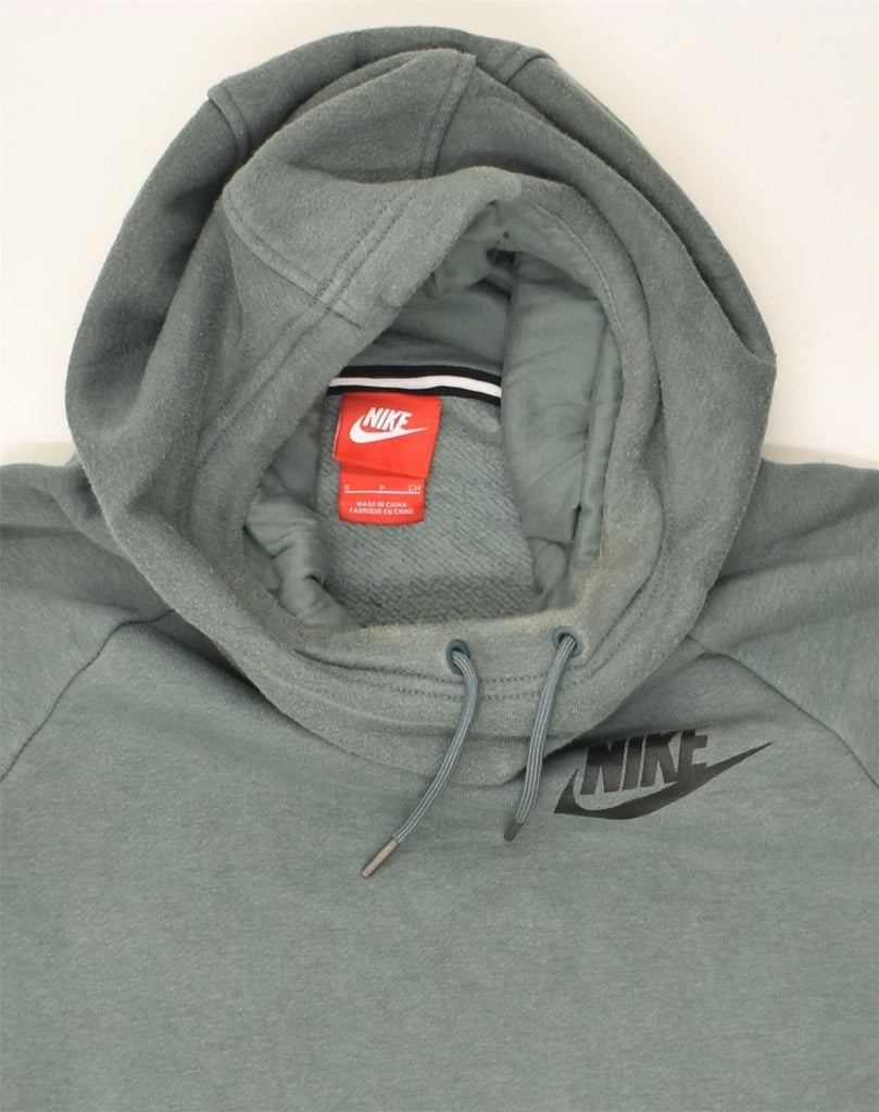 NIKE Mens Hoodie Jumper Small Grey Cotton | Vintage Nike | Thrift | Second-Hand Nike | Used Clothing | Messina Hembry 