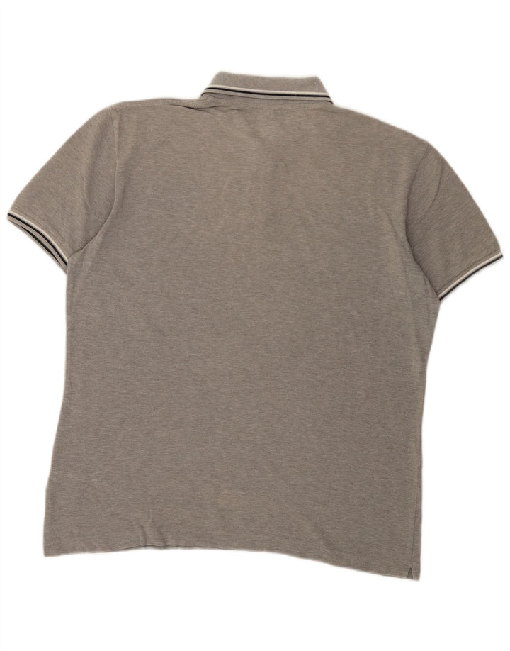 Marina Yachting Mens Polo Shirt XL Grey Flecked Cotton