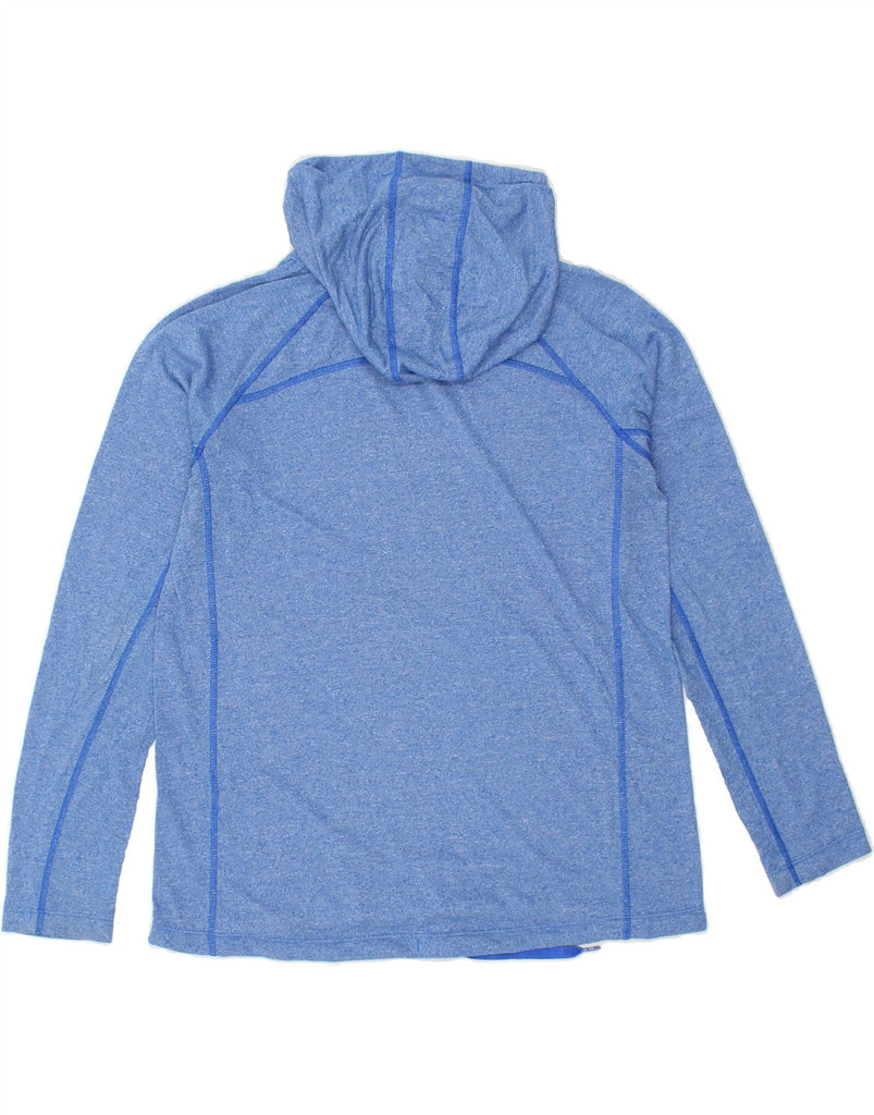 UNDER ARMOUR Womens Hoodie Jumper UK 14 Medium Blue | Vintage Under Armour | Thrift | Second-Hand Under Armour | Used Clothing | Messina Hembry 