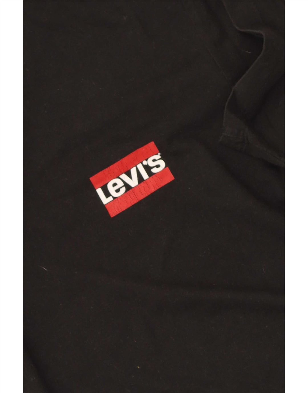 Levi's Mens T-Shirt Top Large Black Cotton