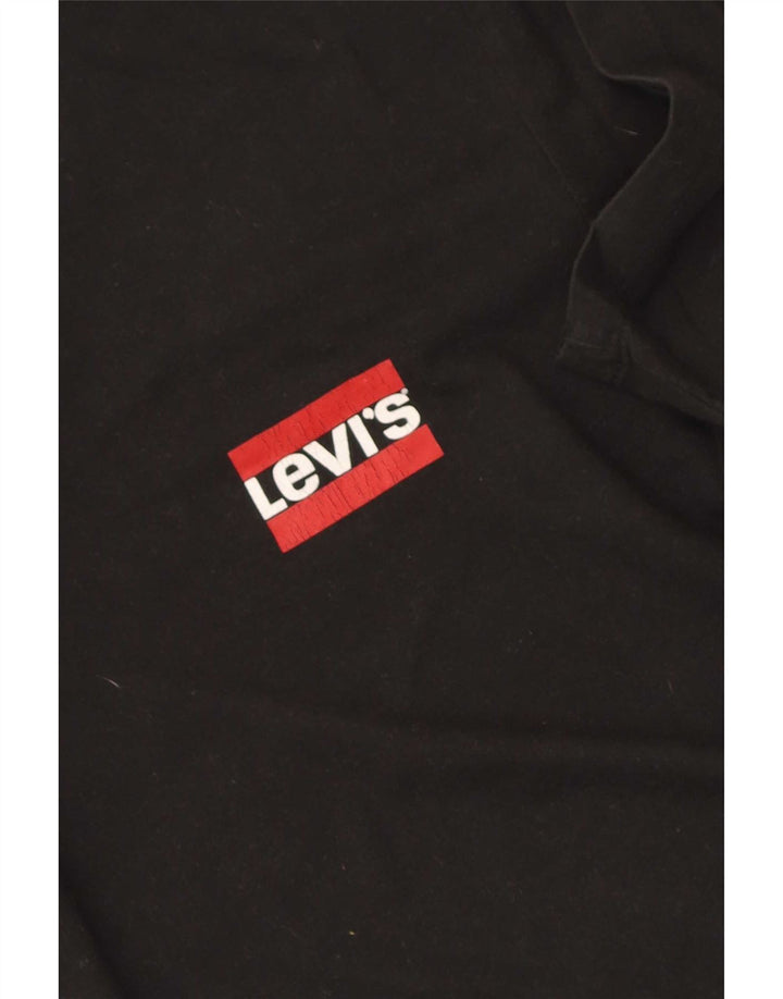 Levi's Mens T-Shirt Top Large Black Cotton