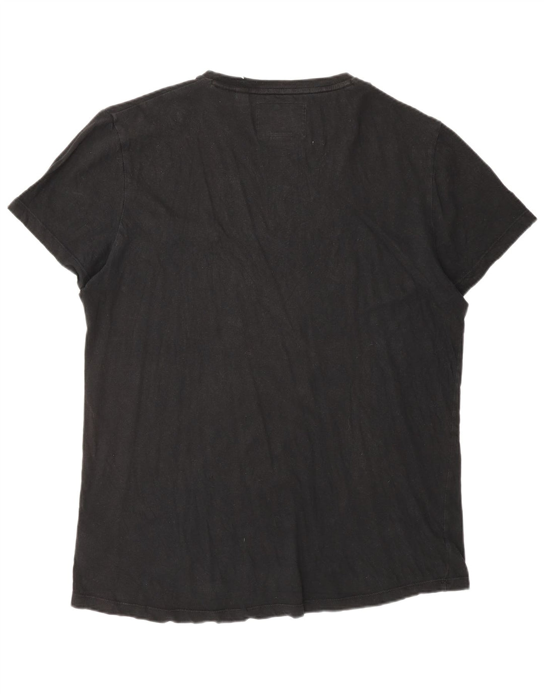 Superdry Mens T-Shirt Top XL Black Cotton