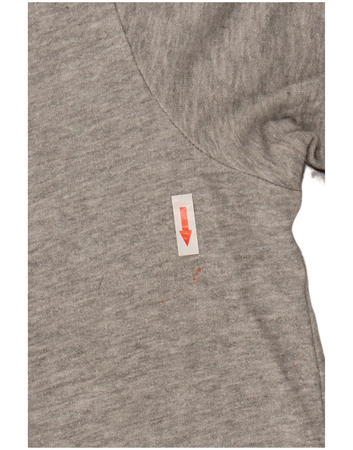 Kappa Mens Sweatshirt Jumper Medium Grey Flecked Cotton