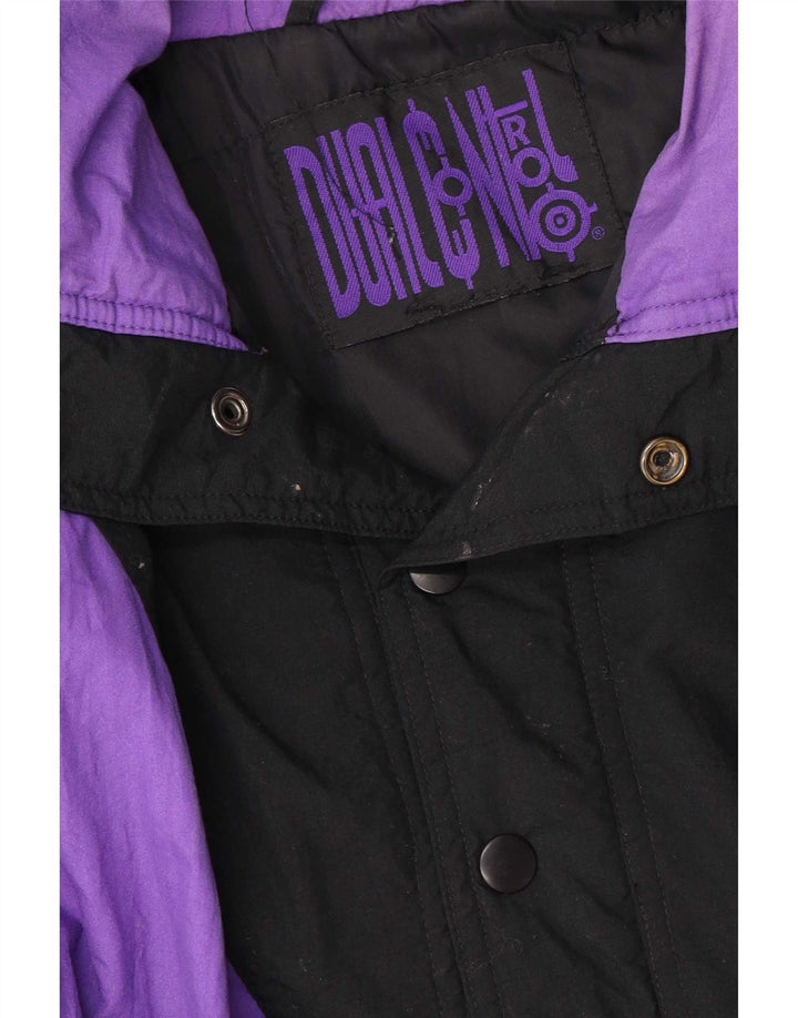 Vintage Mens Anorak Jacket UK 40 Large Purple Colourblock