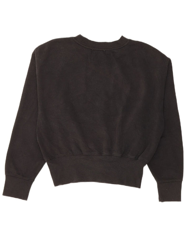 Zara Womens Sweatshirt Jumper UK 16 Large Black