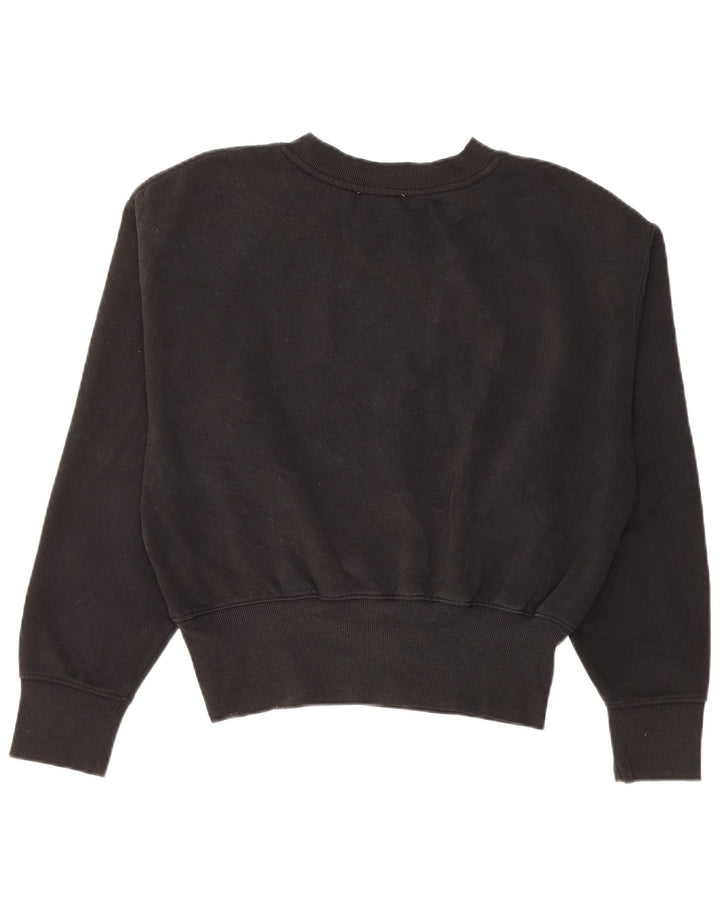 Zara Womens Sweatshirt Jumper UK 16 Large Black