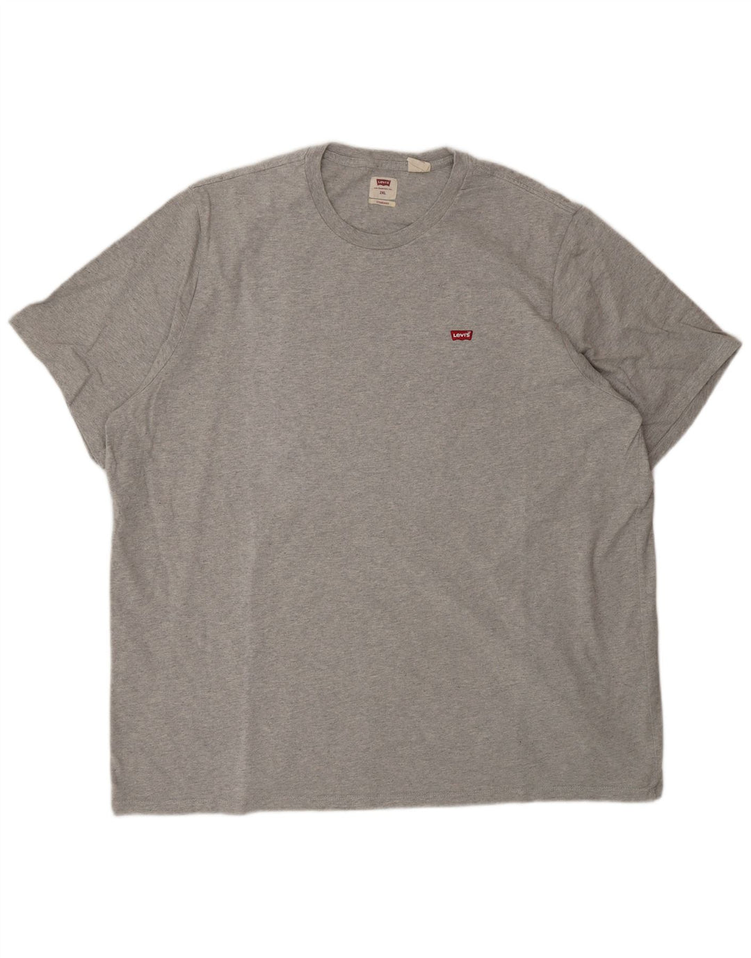 Levi's Mens Standard T-Shirt Top 2XL Grey Cotton