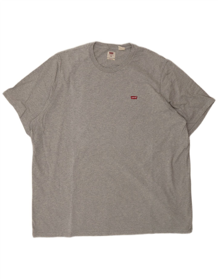 Levi's Mens Standard T-Shirt Top 2XL Grey Cotton