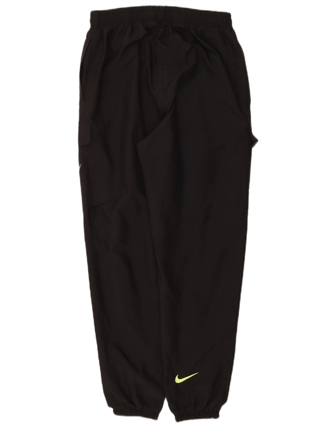 Nike Mens Graphic Cargo Tracksuit Trousers Joggers Large Black Polyester