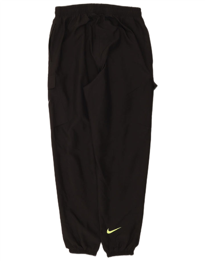Nike Mens Graphic Cargo Tracksuit Trousers Joggers Large Black Polyester